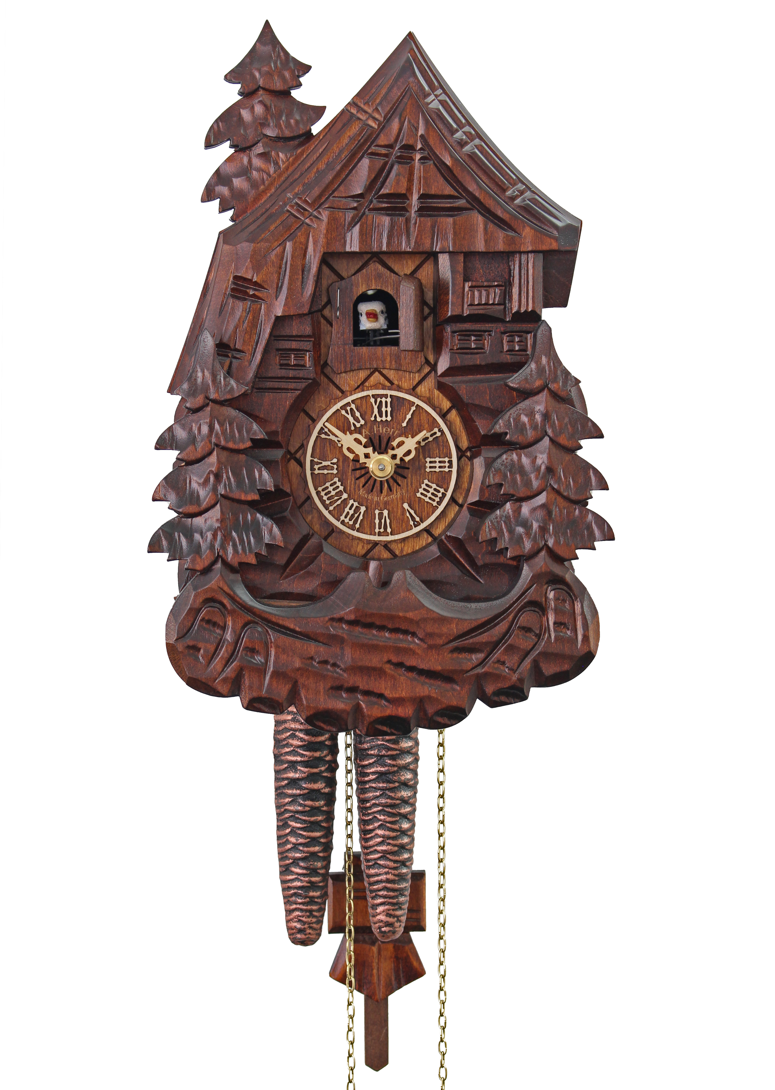 HerrZeit by Adolf Herr Cuckoo Clock The Black Forest Farm Hous.. AH