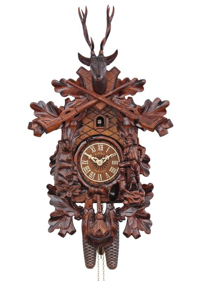HerrZeit by Adolf Herr Cuckoo Clock - The Bear Hunter XL handshingled ...
